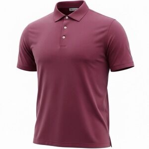 Peter Millar Performance Stretch Polo Maroon Men's Size L